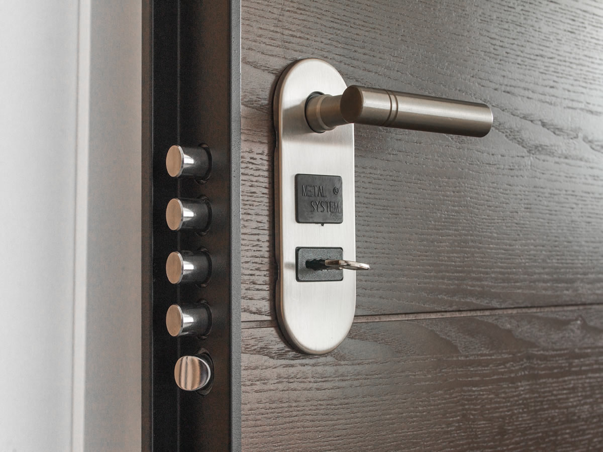high security composit door with lock